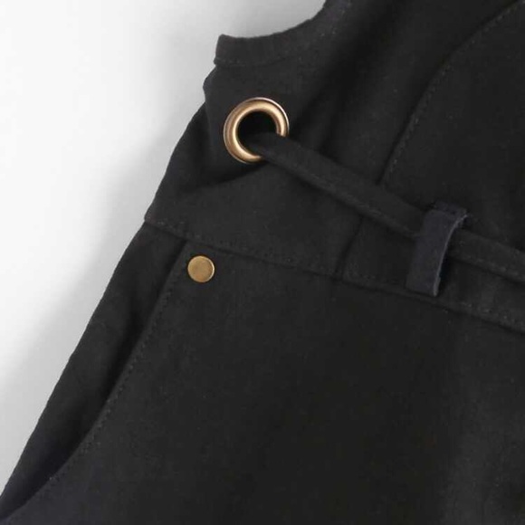 Donating soon! Cross Back Overall Shorts - Picture 2 of 5